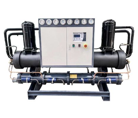 JLSK-40HP মাইক্রোপ্রসেসর কন্ট্রোলারের সাথে স্বল্প গোলমাল জল শীতল স্ক্রল চিলার