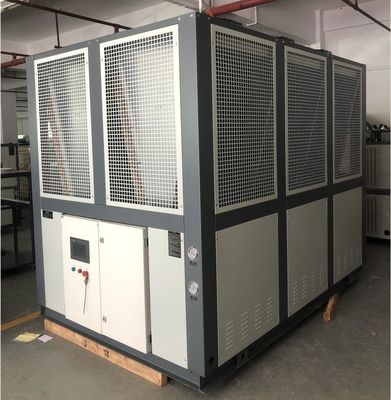 R22 R407C রেফ্রিজারেন্ট সহ 60TR এয়ার কুলড রিসাইক্লিং ওয়াটার চিলার
