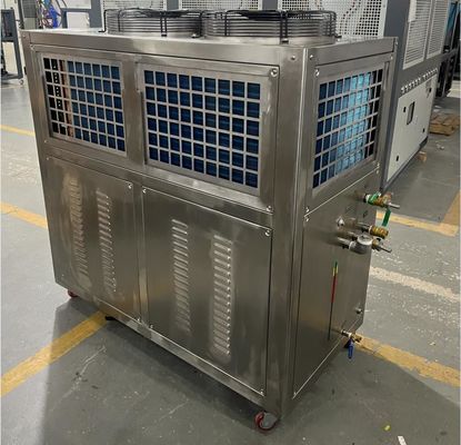 JLSB-8HP পিএলসি স্টেইনলেস স্টীল ওয়াটার চিলার স্ক্রোল টাইপ ফুড প্রসেসিং জন্য