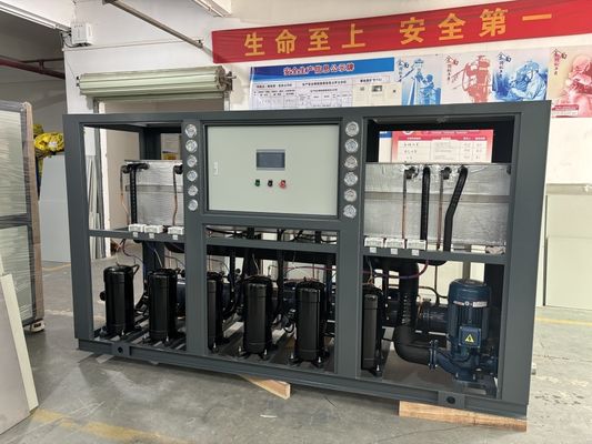 50TR R407C রেফ্রিজারেন্ট ওয়াটার-কুলড-ওয়াটার-কুলার বৃহত্তর স্কেল শিল্পে সর্বোত্তম শীতল জন্য