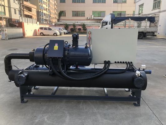 বিটজার / হ্যানবেল স্ক্রু চিলার 380-415V 52.5kw কম্প্রেসার ওয়াটার কুলিং জন্য তাপমাত্রা পরিসীমা 5-35.C