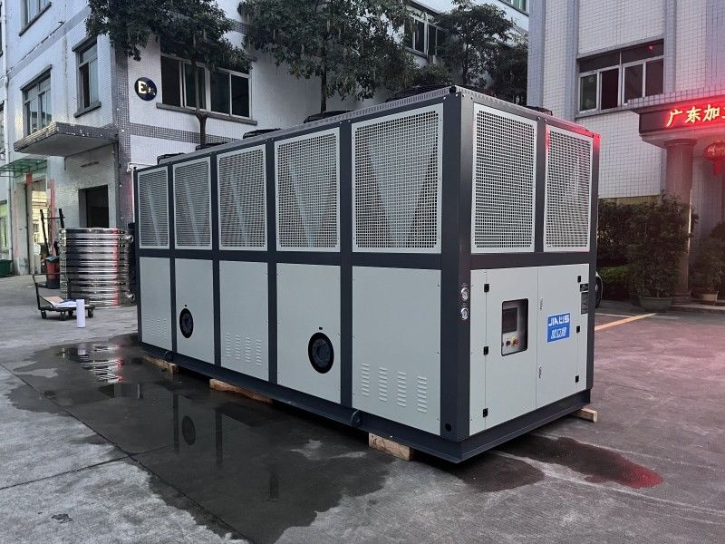 JLSF-120 এয়ার কুলড স্ক্রু চিলার পিইটি / প্রিফর্ম / বোতল ফুঁকানো / ব্লিস্টার মেশিন কুলিং ওয়াটার সিস্টেম