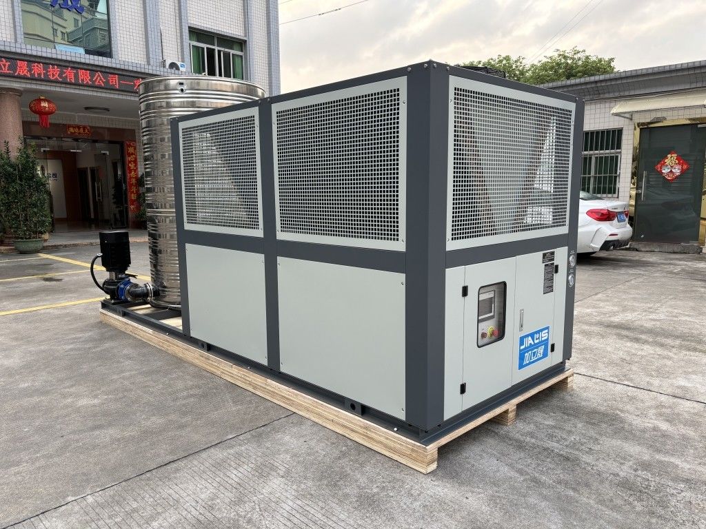 JLSF-30A এয়ার কুলড স্ক্রু ইন্টিগ্রেটেড চিলার স্ক্রু / শীট / ফিল্ম এক্সট্রুডার ব্লো মোল্ডিং মেশিন